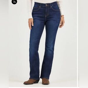 NWT Lee Women's Ultra Lux Comfort with Flex Motion Bootcut Jeans 12 Long